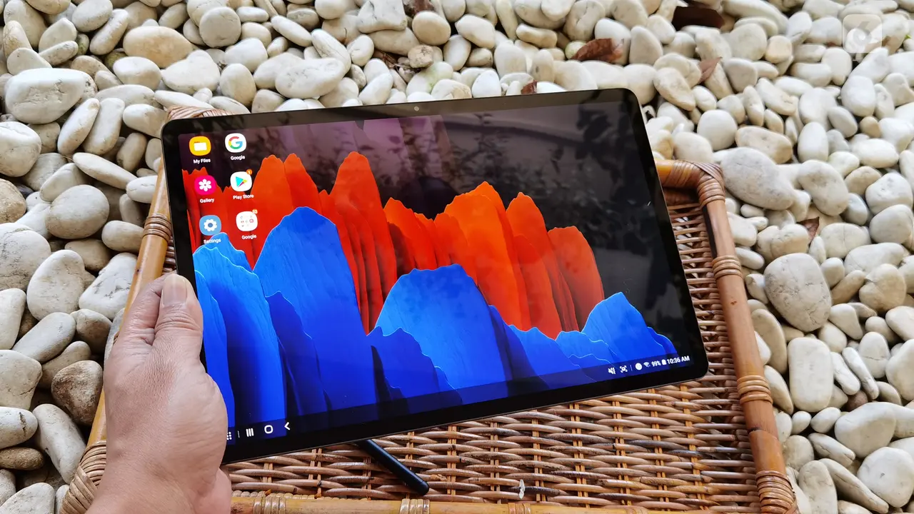 Samsung Galaxy Tab S7 Plus. Liputan6.com/Iskandar