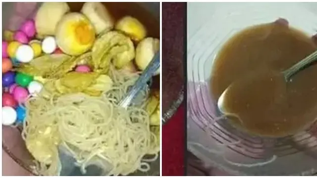 6 Potret Makanan Dicampur Permen Ini Nyeleneh, Manis Asin Ber