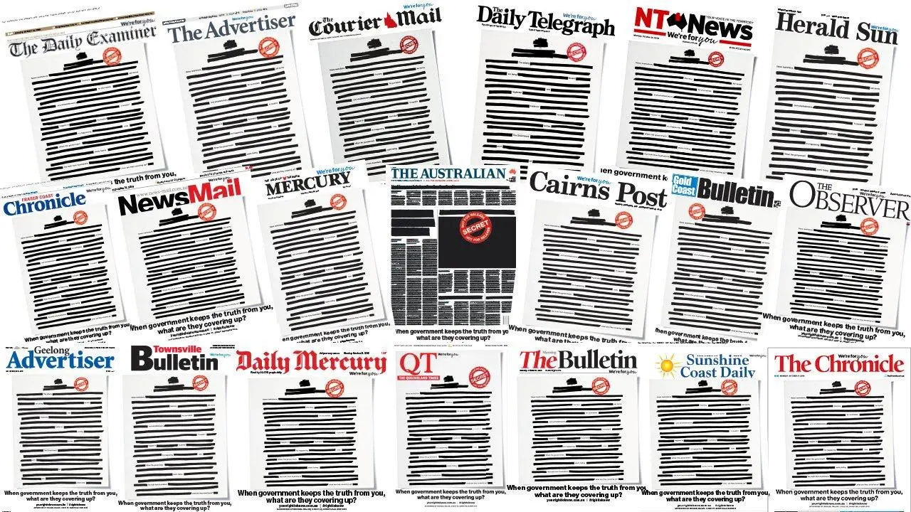 Aksi Protes Media Australia.