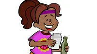 Ilustrasi anak belajar bertanggung jawab atas sampah. (dok. OpenClipart-Vectors/Pixabay)