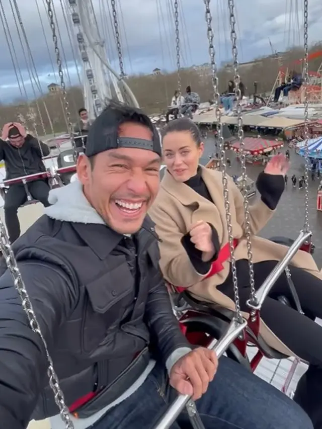 Richard Kyle dan pacar baru (Instagram/richo_kyle)