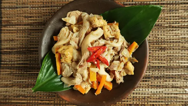 Tumis jamur dan tahu