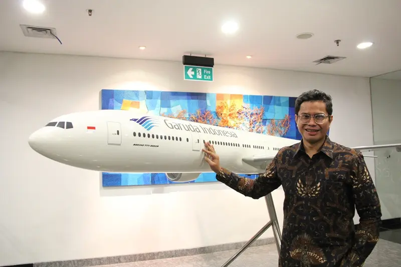 Direktur Utama PT Garuda Indonesia Tbk Pahala Nugraha Mansury. (Liputan6.com/Ilyas Istianur P)