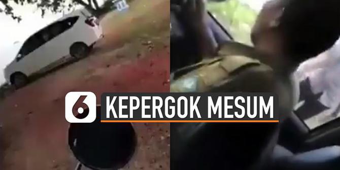 VIDEO: Viral Oknum ASN Berseragam Kepergok Mesum di Mobil