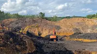 Lokasi tambang batu bara diduga ilegal di kawasan Tahura, Samboja, Kabupaten Kukar. (Liputan6.com)