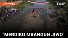 Suara Petani Kendeng dalam Rayakan HUT RI ke-78, Upacara Diatas Onggokan Sampah