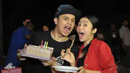 Kekasih Febby Blink ini baru saja berulang tahun yang ke-24, tepat 8 Juni 2014 lalu, Bekasi, Senin (9/6/14). (Liputan6.com/Panji Diksana)