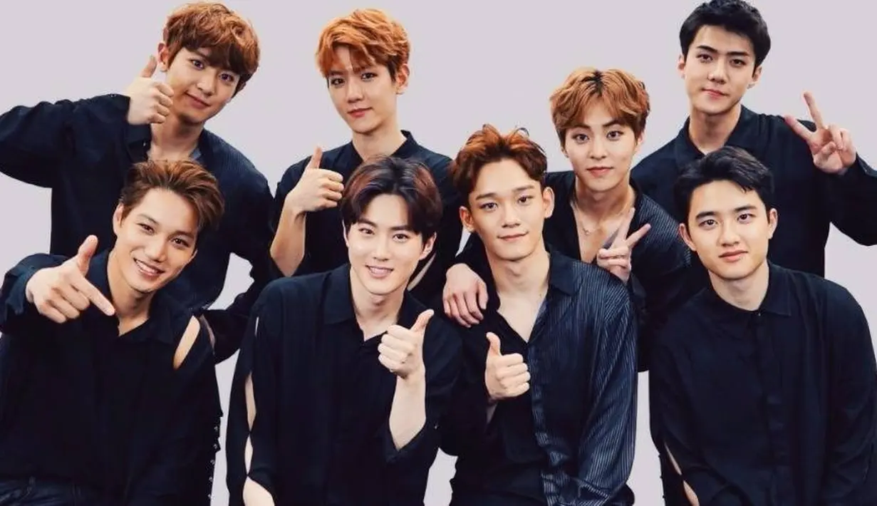 Sedangkan personel EXO yang paling banyak berubah adalah Sehun. Baekhyun menjelaskan jika saat EXO debut, Sehun masih SMA dan wajahnya masih imut-imut, tapi kini wajahnya terlihat macho. (Foto: Allkpop.com)