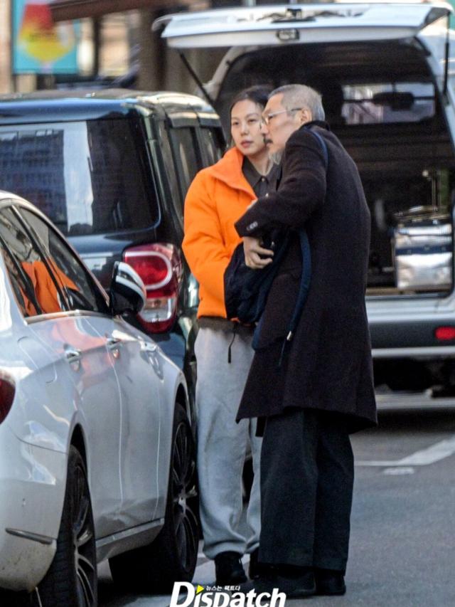 Potret Kim Min Hee Tengah Hamil 6 Bulan. (sumber: dispatch.co.kr)