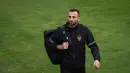 Pemain Timnas Indonesia, Ilija Spasojevic kembali mendatangi tempat latihan untuk persiapan menjelang laga leg pertama semifinal Piala AFF 2022 menghadapi Vietnam di Lapangan A, Kompleks Gelora Bung Karno, Jakarta, Rabu (04/01/2023). (Bola.com/Bagaskara Lazuardi)