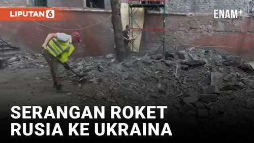 VIDEO: Kramatorsk Ukraina Terkena Serangan Rusia