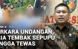 Perkara Undangan, Pria Tembak Sepupu hingga Tewas