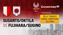 Ganda Campuran Hary Susanto/Leani Ratri Oktila vs Daisuke Fujihara/Akiko Sugino