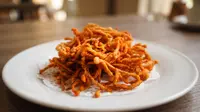 Resep Jamur Enoki Goreng Tepung Bumbu Balado, Renyah Pedas Menggugah Selera