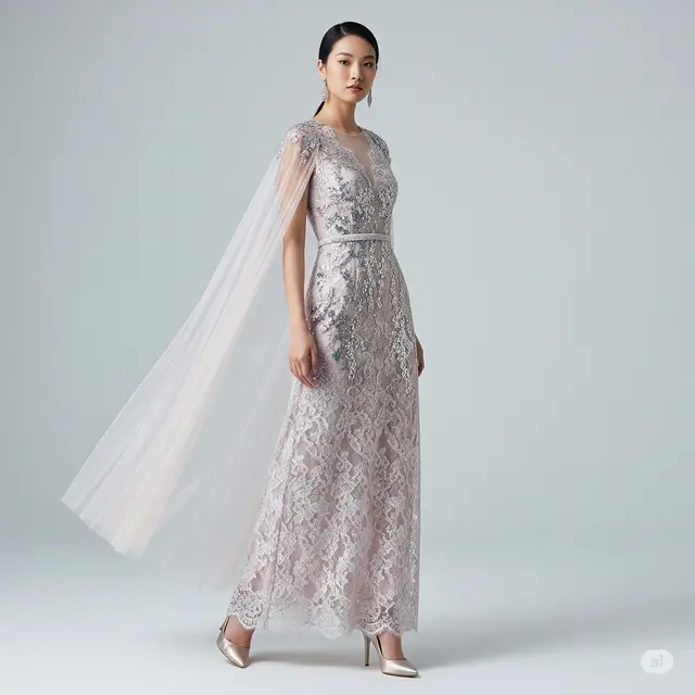 7 Model Baju Brokat Dress Panjang yang Elegan dan Menawan untuk Berbagai Acara