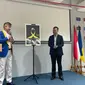 Pembukaan Pameran 50 Penemuan Ukraina untuk Dunia di Sekretariat FPCI, Jakarta Pusat, Pada hari Rabu (3/4/2024). (Dok: Najma Ramadhanya)