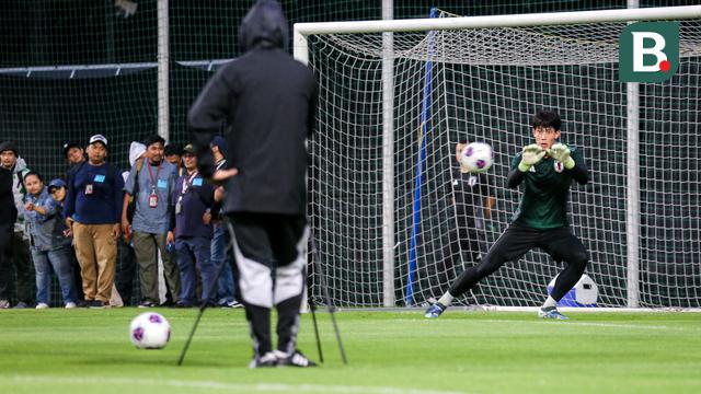 Foto: Langsung Tancap Gas! Jepang Gelar Latihan Perdana Jelang Lawan Timnas Indonesia di Kualifiaksi Piala Dunia 2024