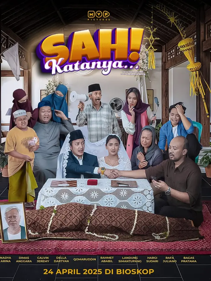 Poster film Sah Katanya... (Foto: Dok. MVP Pictures)
