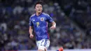 Bersama Timnas Jepang, Takumu Kawamura tercatat sudah mengoleksi 3 caps. Debutnya terjadi awal tahun 2024 ini, saat diturunkan kontra Thailand dalam laga persahabatan (1/1/2024) dan langsung mencetak satu gol dalam laga yang berkesudahan 5-0. (the-afc.com)