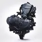 Ilustrasi mesin motor Honda. (Motorcycle)