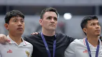 Pelatih Timnas Futsal Indonesia Hector Souto pada final Piala Asia Futsal 2026. (Bagaskara Lazuardi/Bola.com)