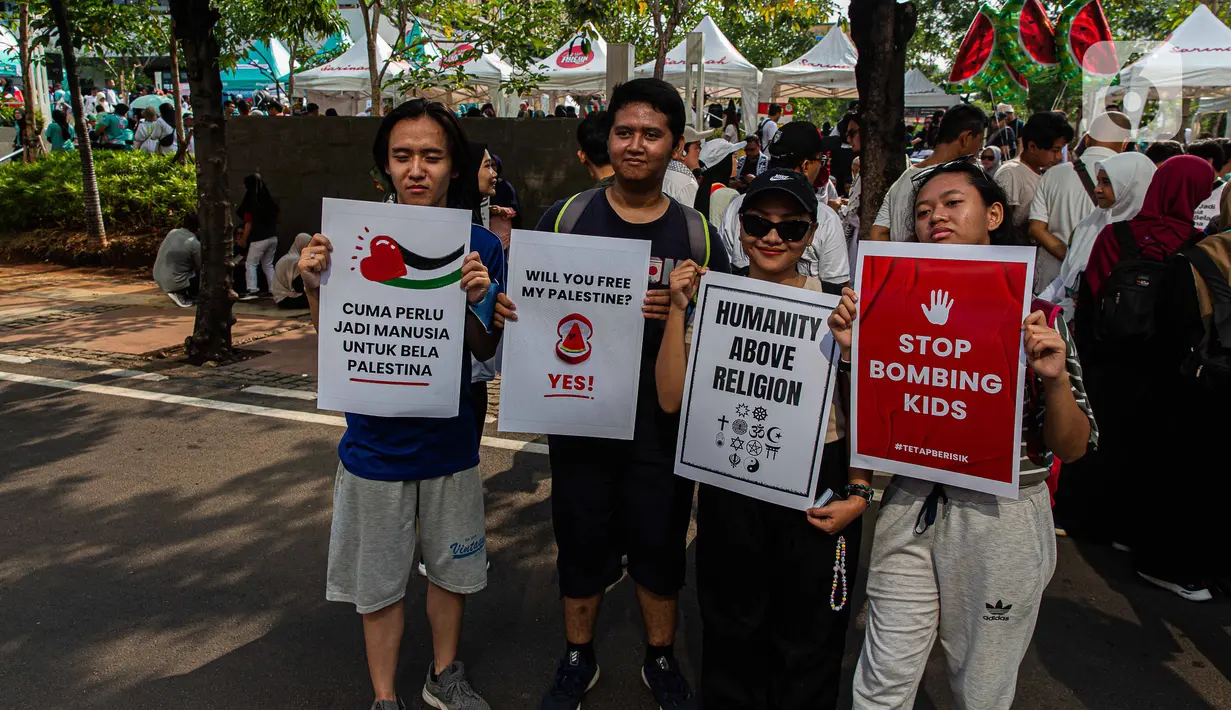 Sebagai informasi buah semangka sendiri merupakan salah satu buah yang tumbuh di seluruh tanah Palestina mulai dari Jenin hingga Gaza. (Liputan6.com/Faizal Fanani)