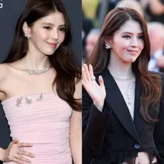 Menariknya, aktris asal Korea Selatan ini menampilkan dua gaya yang sangat kontras dalam satu hari, mulai dari look fierce dengan tailored suit hitam hingga penampilan ultra feminin bak Barbie modern dalam mini dress pink saat menghadiri acara Women in Cinema. [@boucheron].
