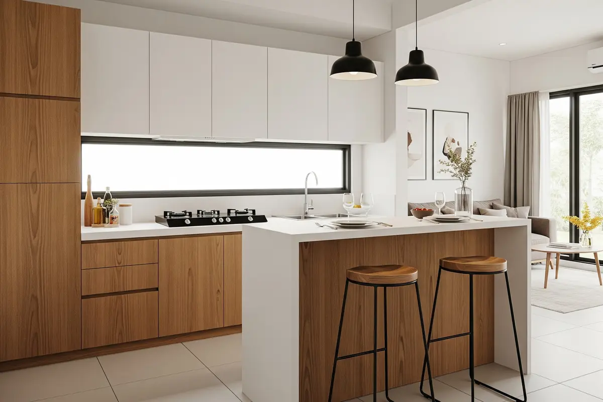 Desain Dapur Minimalis Open Space untuk Rumah Tipe Kecil