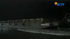 Menurut korban ada sembilan pemancing saat kapal tongkang menabrak anjungan.