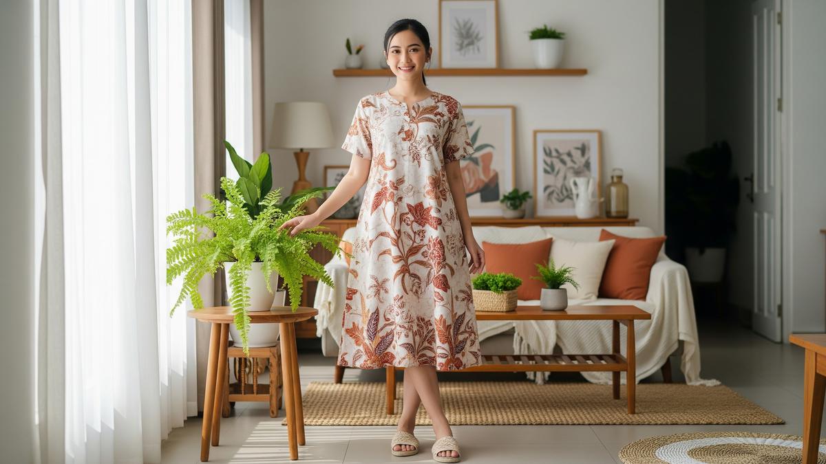 7 Model Daster A-Line Kekinian, Kombinasi Nyaman dan Elegan di Rumah