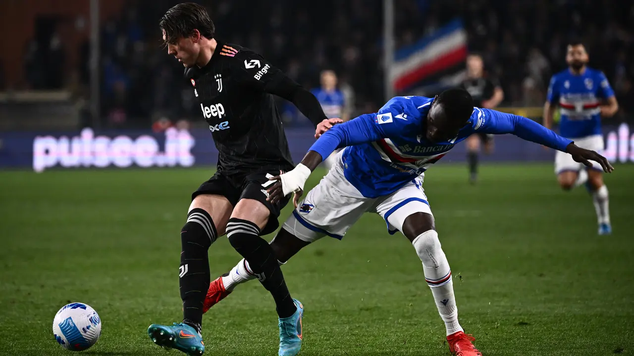 Sampdoria vs Juventus di Liga Italia