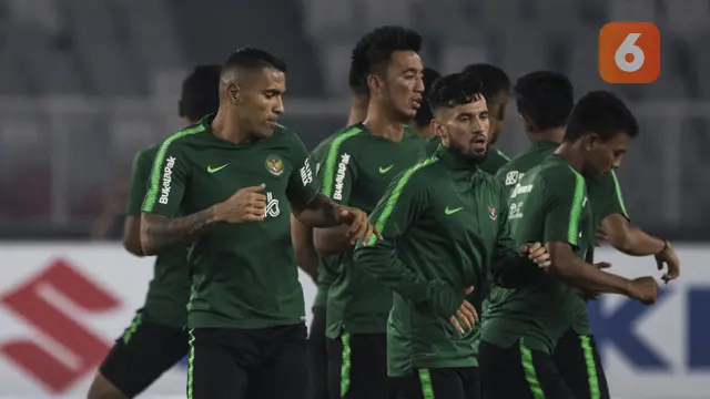 Latihan Timnas Indonesia
