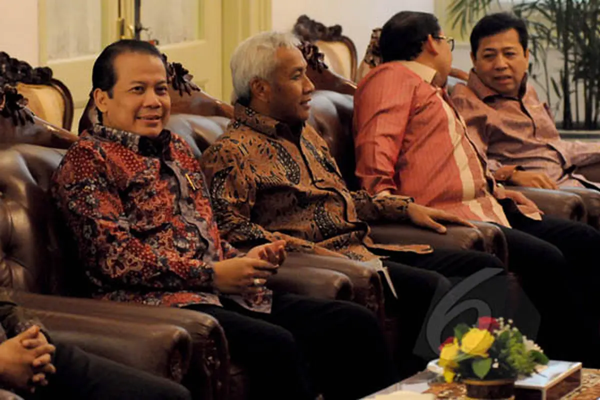 Pimpinan DPR Temui Jokowi di Istana