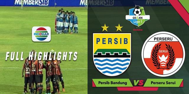 VIDEO: Highlights Liga 1 2018, Persib Vs Perseru 2-2