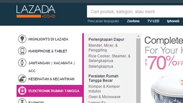 Ulang Tahun Ke-3, Lazada Gelar Diskon 90%