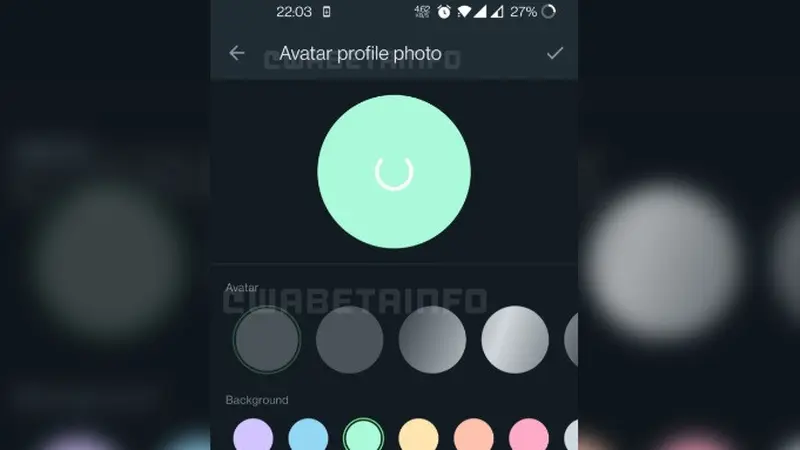 Fitur avatar sebagai foto profil di WhatsApp Beta (WA Beta Info)