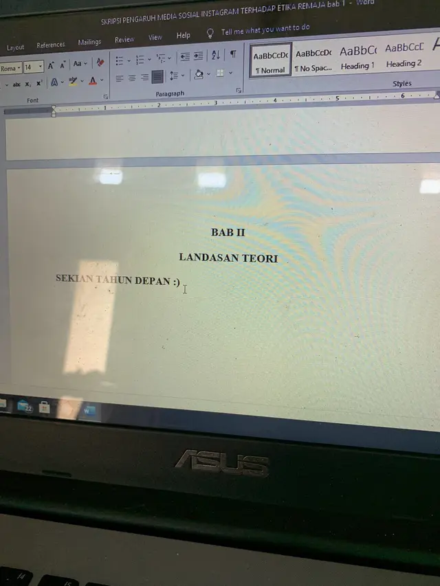 6 Tulisan Kocak di Skripsi Ini Nyeleneh Banget, Sudah Kehabisan Ide