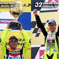 Momen Valentino Rossi mendapatkan gelar juara 1 secara lima kali berturut-turut dari tahun 2001-2005 di MotoGP.