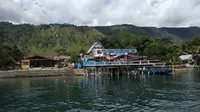 Google menyajikan keindahan panorama Danau Toba melalui fitur Street View. (Liputan6.com/Nafiysul Qodar)