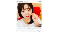 Tren Poni Berbentuk Hati di Korea pada akun instagram