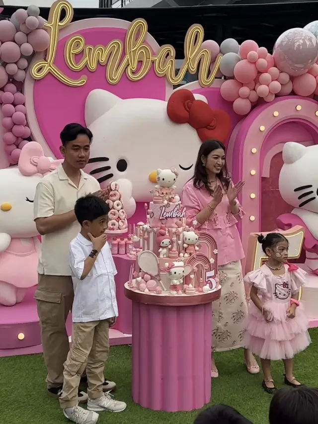 Pesta Meriah Anak ke-2 Wakil Presiden Gibran Rakabuming. [@littlethoughtsplanner]