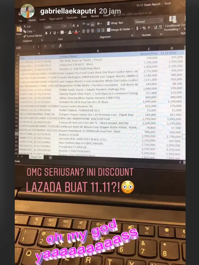 Promo 11.11 Lazada Bocor, 4 Selebgram Cantik Ini Ikut Penasaran