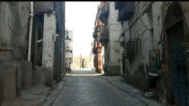 Salah satu jalan di Kota Tua Jeddah yang dahulu dilintasi jemaah haji dari seluruh dunia menuju Makkah dan Madinah Nurmayanti/Liputan6.com