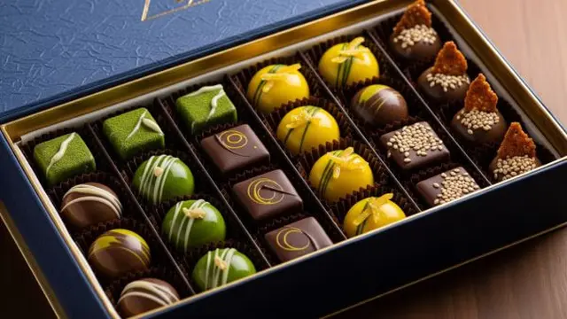 Cokelat Praline dengan Sentuhan Jepang