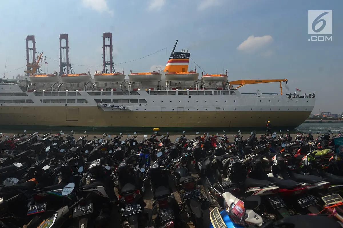 Ribuan Peserta Ikuti Mudik Gratis Kemenhub dengan Kapal Laut