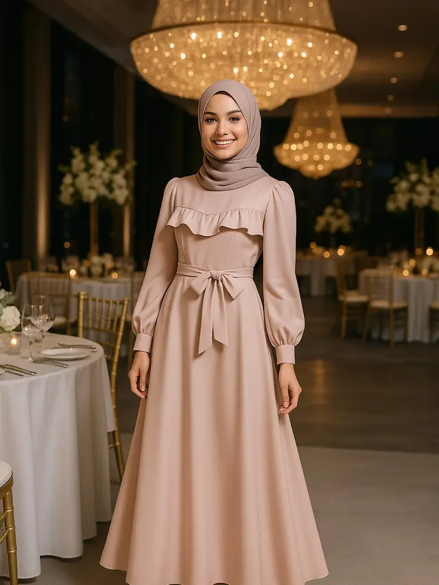 Model Baju Pesta Muslimah yang Anggun dan Elegan