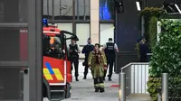 Otoritas tanggap darurat merespons insiden asap beracun di Markas Uni Eropa di Brussels, Belgia (AFP)