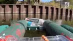 Sebuah robot mampu digunakan untuk membersihkan sampah di sungai dari jarak jauh.