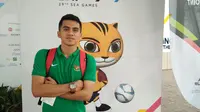 Pemain tim nasional futsal Indonesia, Andriansyah Agustin. (Liputan6.com/Cakrayuri Nuralam)