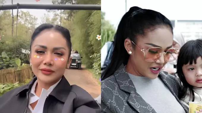 Gaya Healing Krisdayanti Bersama Keluarga Sebelum Pilkada Malang 2024, Konsisten Tampil Stylish dengan Barang Branded